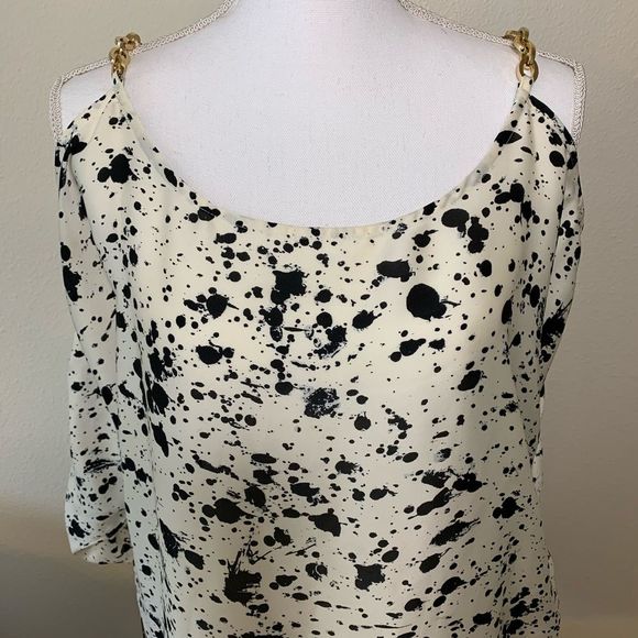 Michael Michael Kors paint splat oversized blouse - Picture 2 of 7